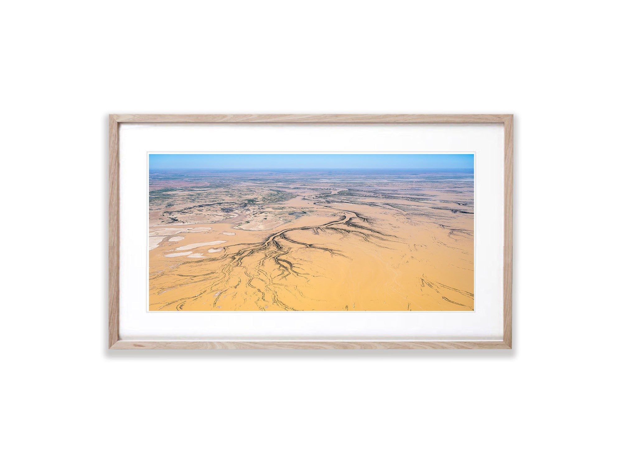 Neales Delta in flood No.3, Kati Thanda-Lake Eyre