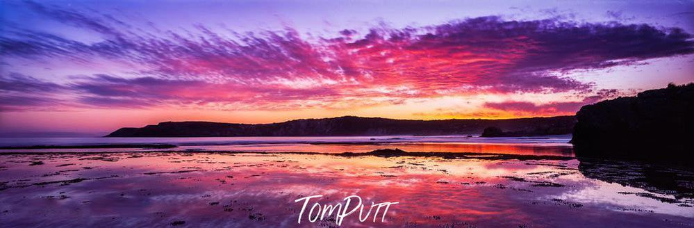 Pink and purple shades of weather, Pennington Reflections - Kangaroo Island SA