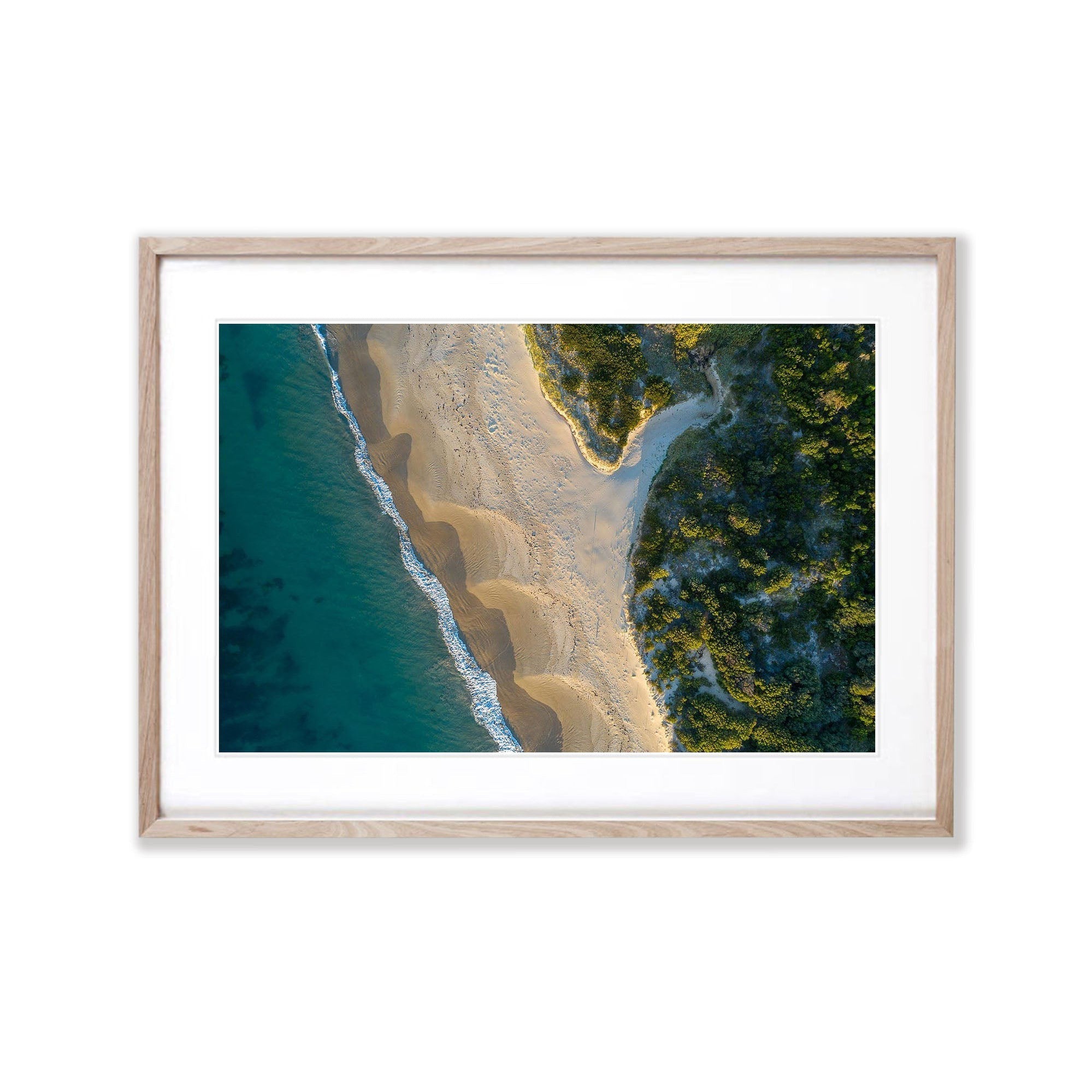 Point Leo Beach from above, Mornington Peninsula, VIC