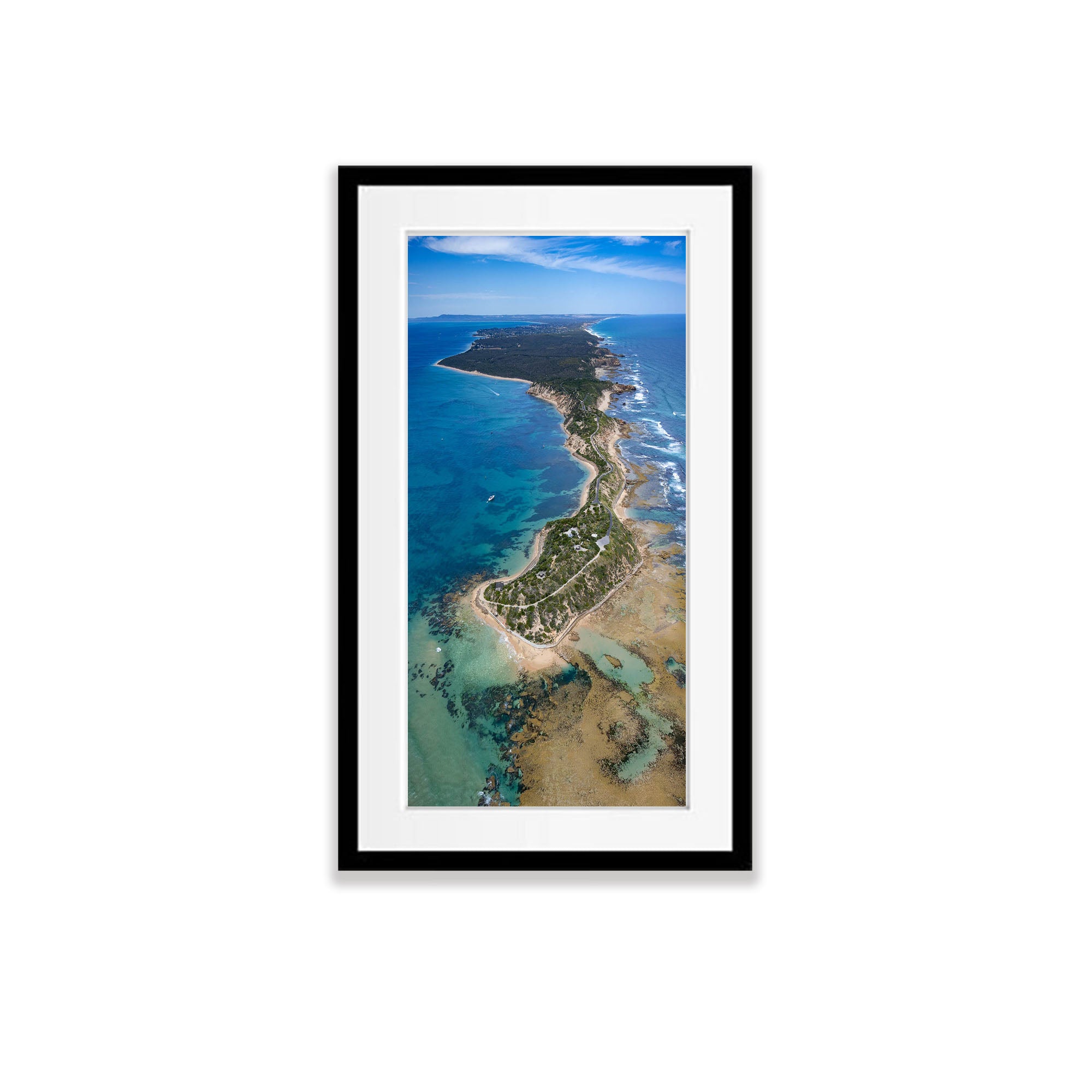 Point Nepean from above in summer, Portsea