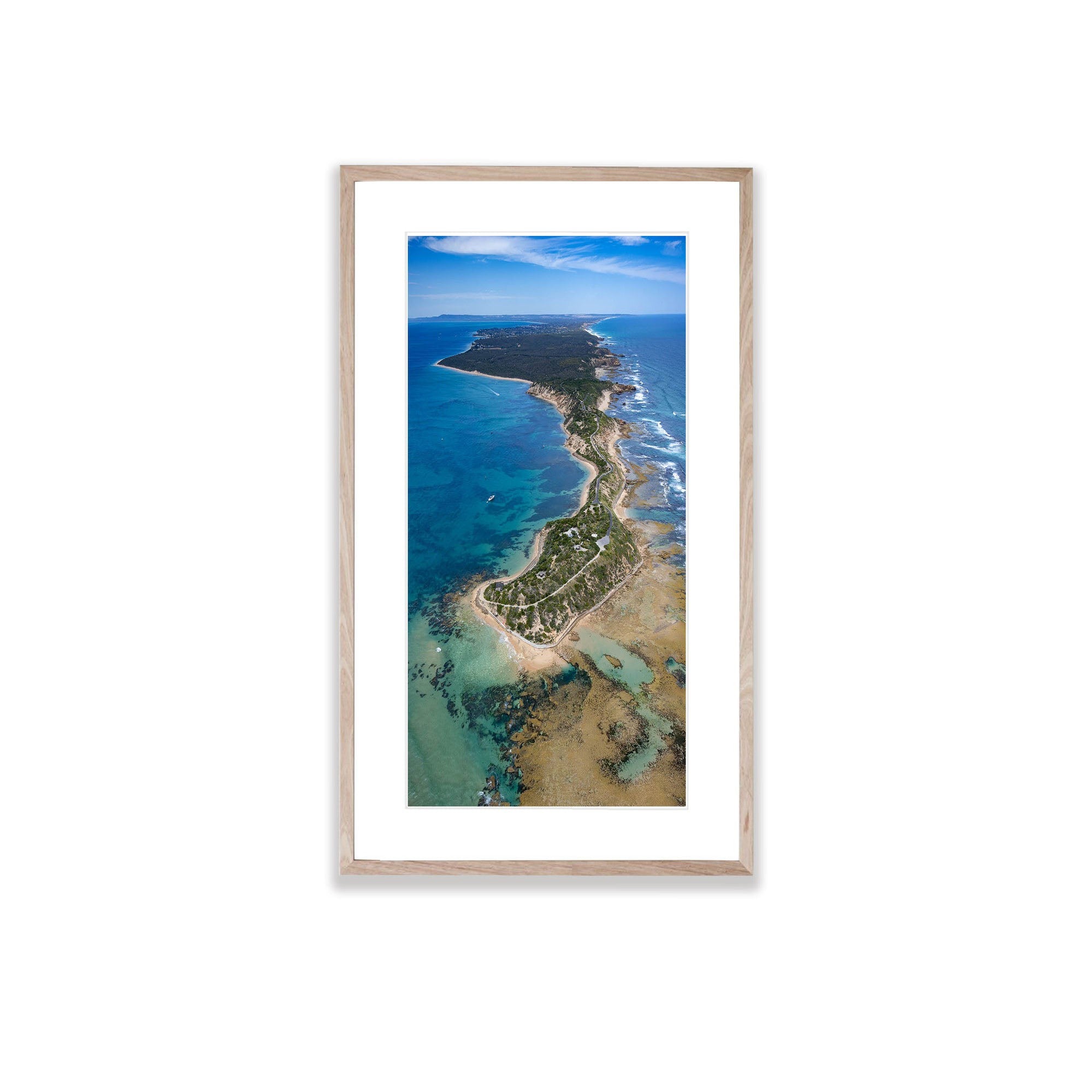 Point Nepean from above in summer, Portsea