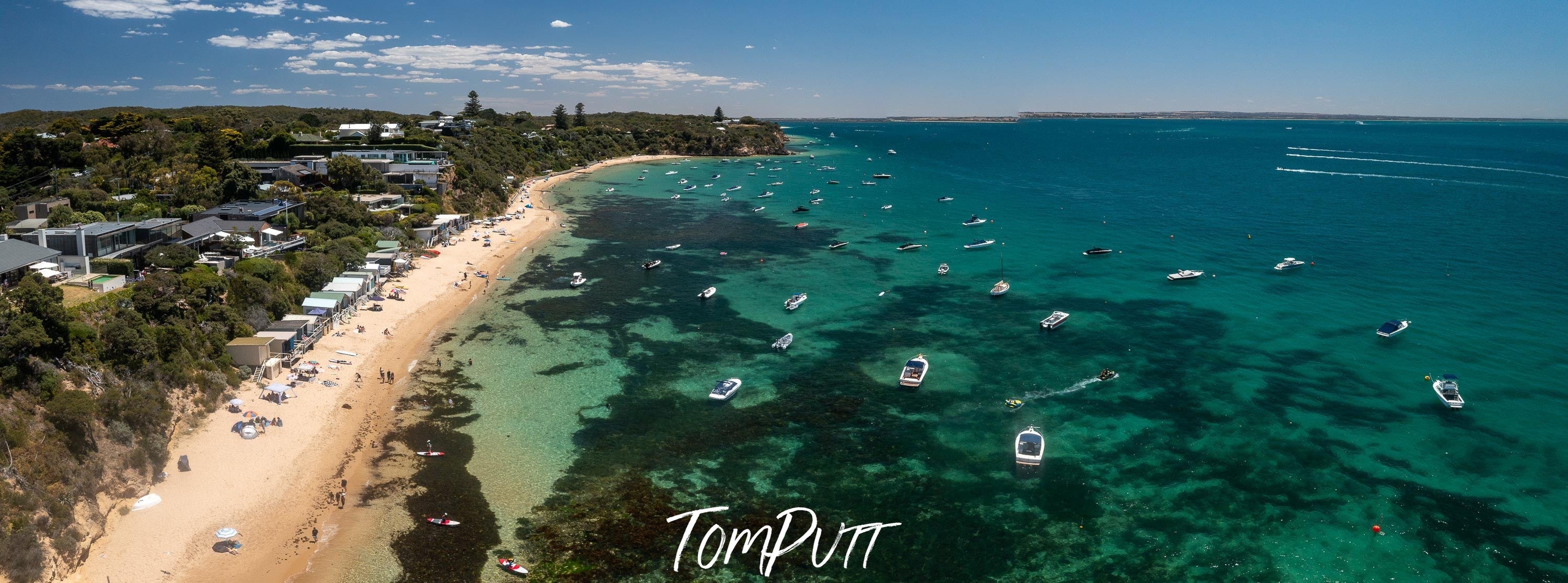 Portsea Front Beach and boats