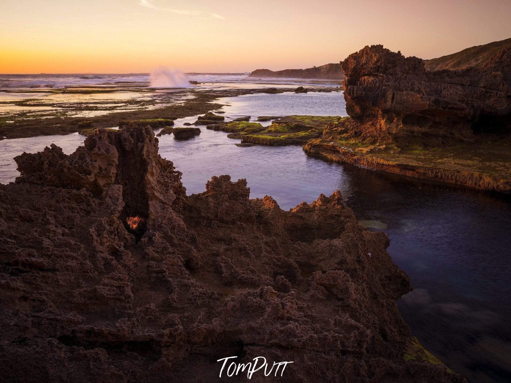 Portsea Mornington Peninsula NP sunset-Tom-Putt-Landscape-Prints