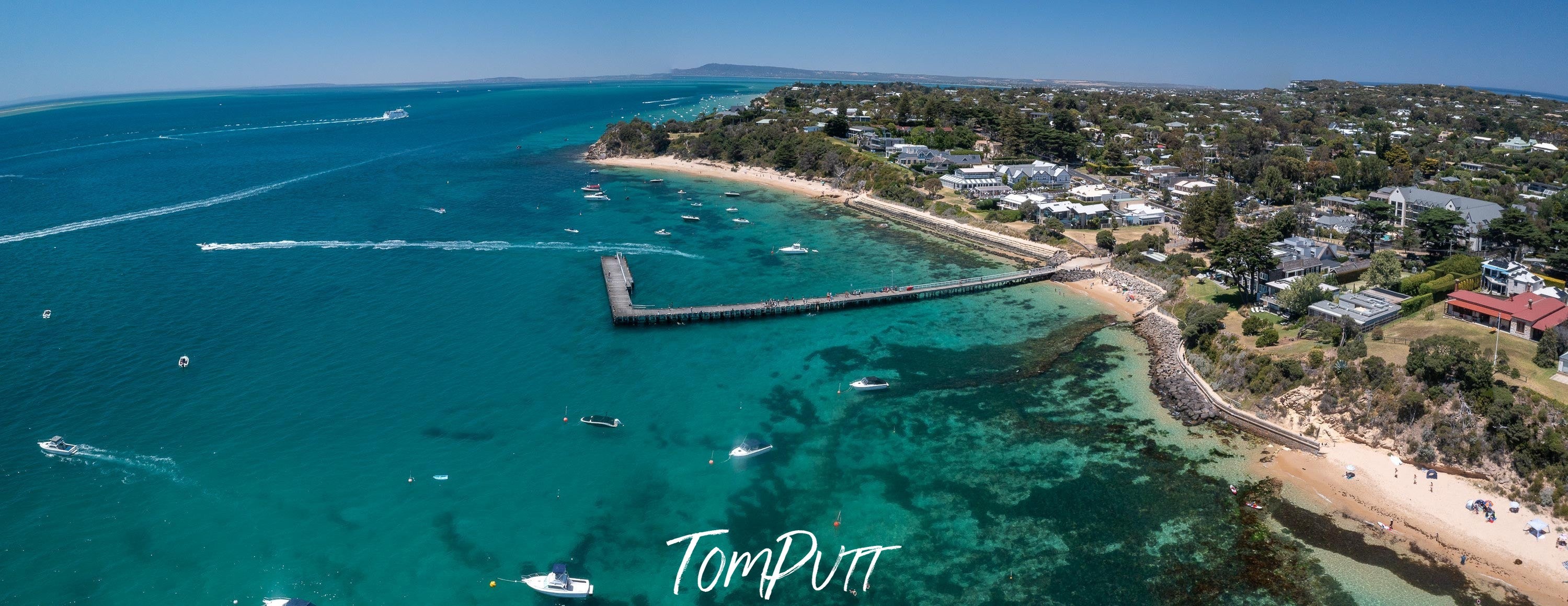 Portsea Pier from above