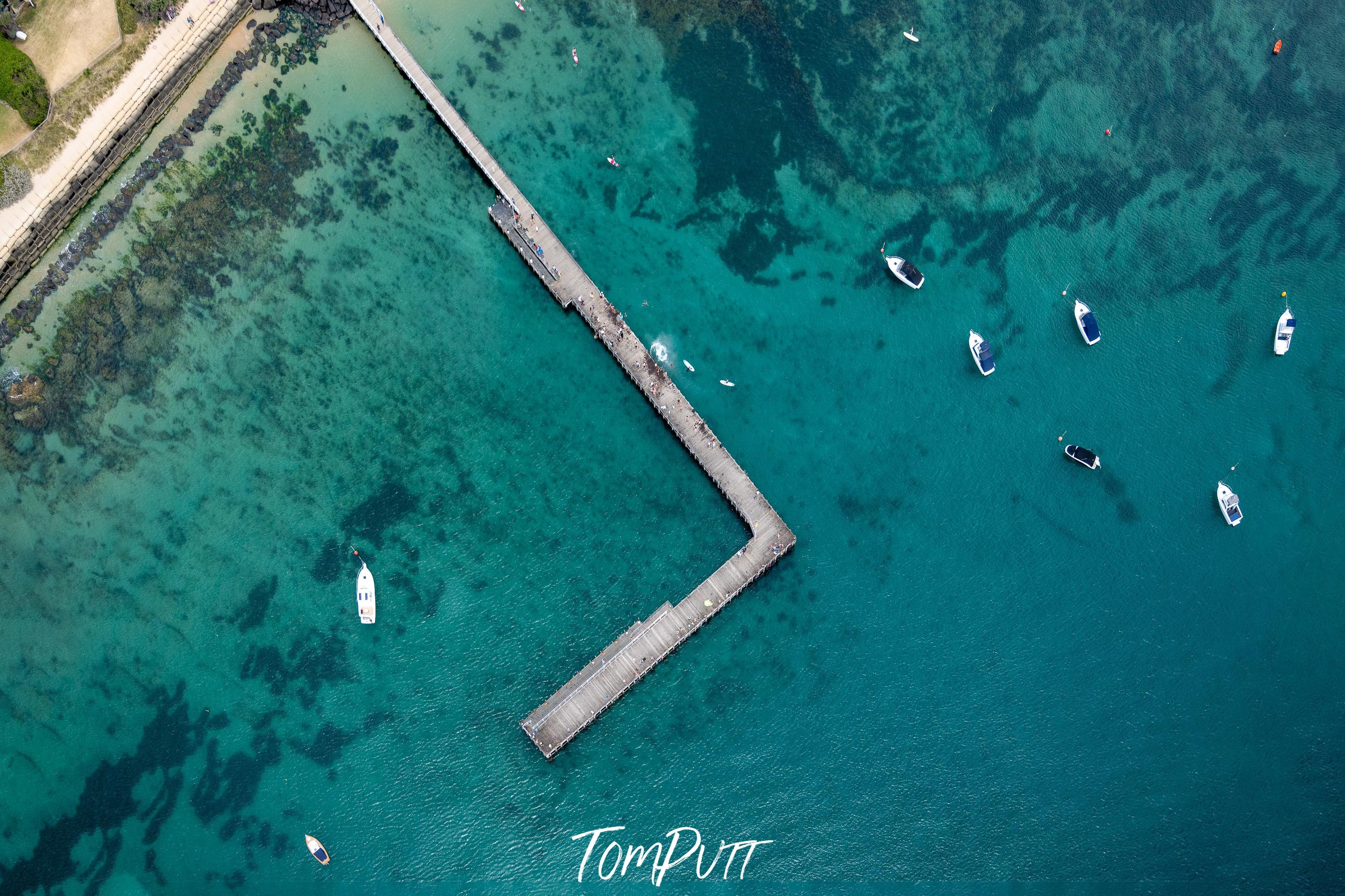 Portsea Pier from above