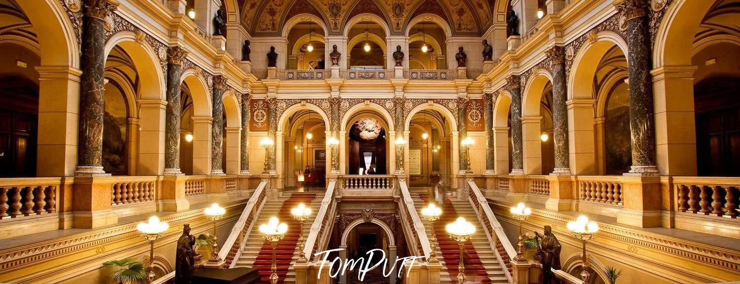 A beautiful capture of Prague Museum's main lobby, Prague Museum