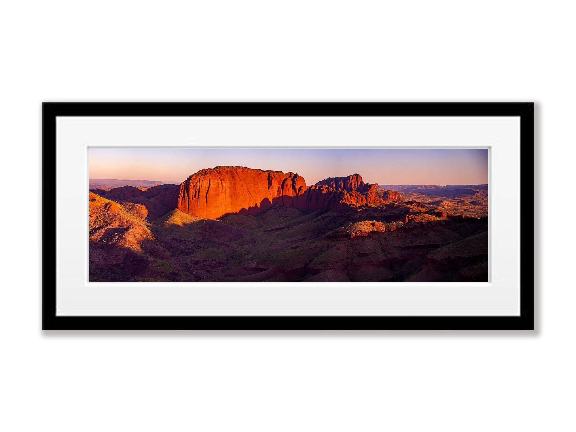 Sunset Over Rugged Peaks