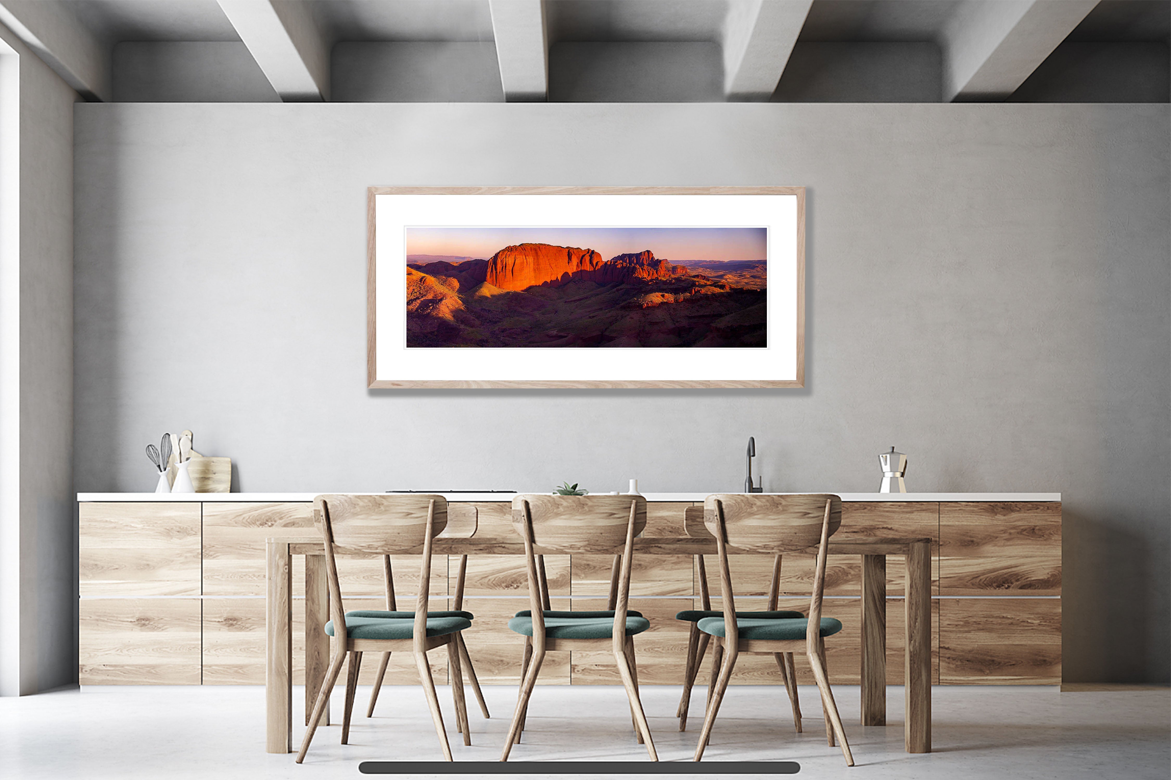 Sunset Over Rugged Peaks