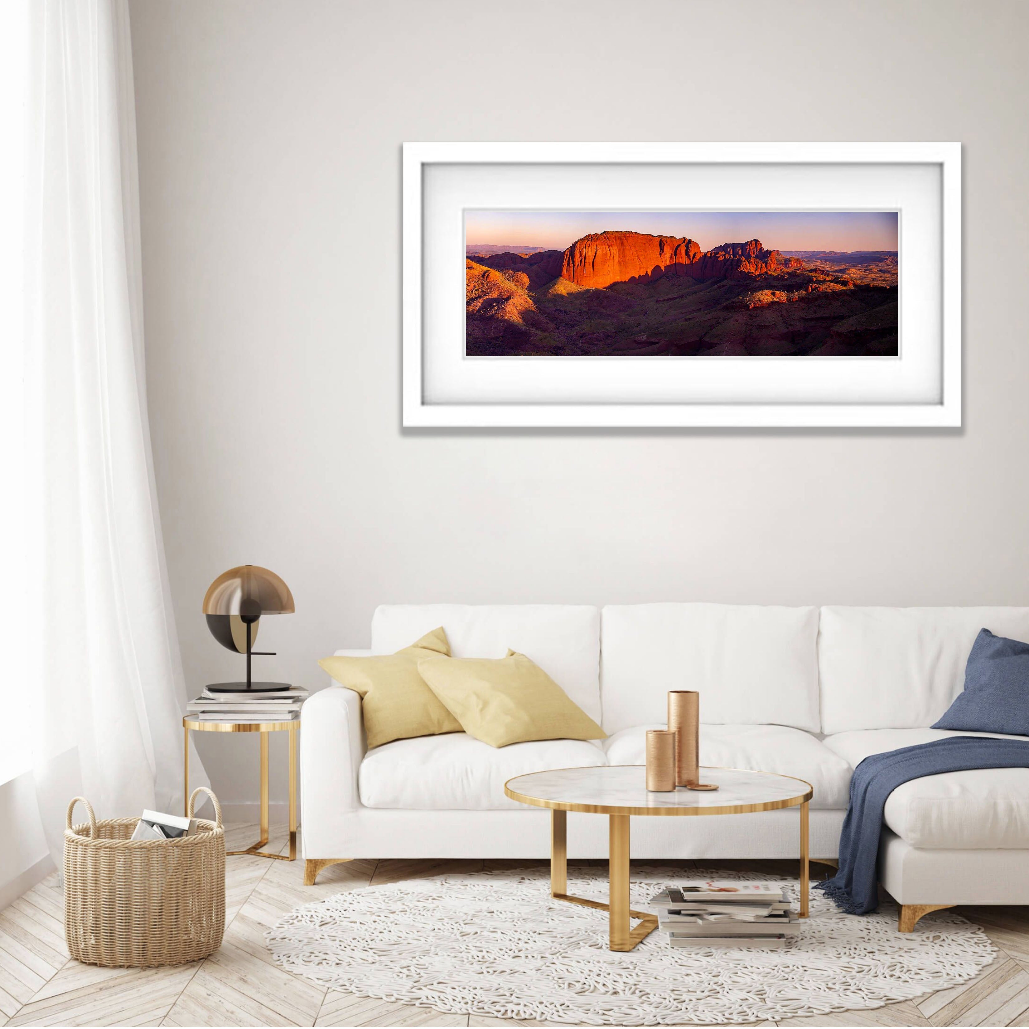 Sunset Over Rugged Peaks