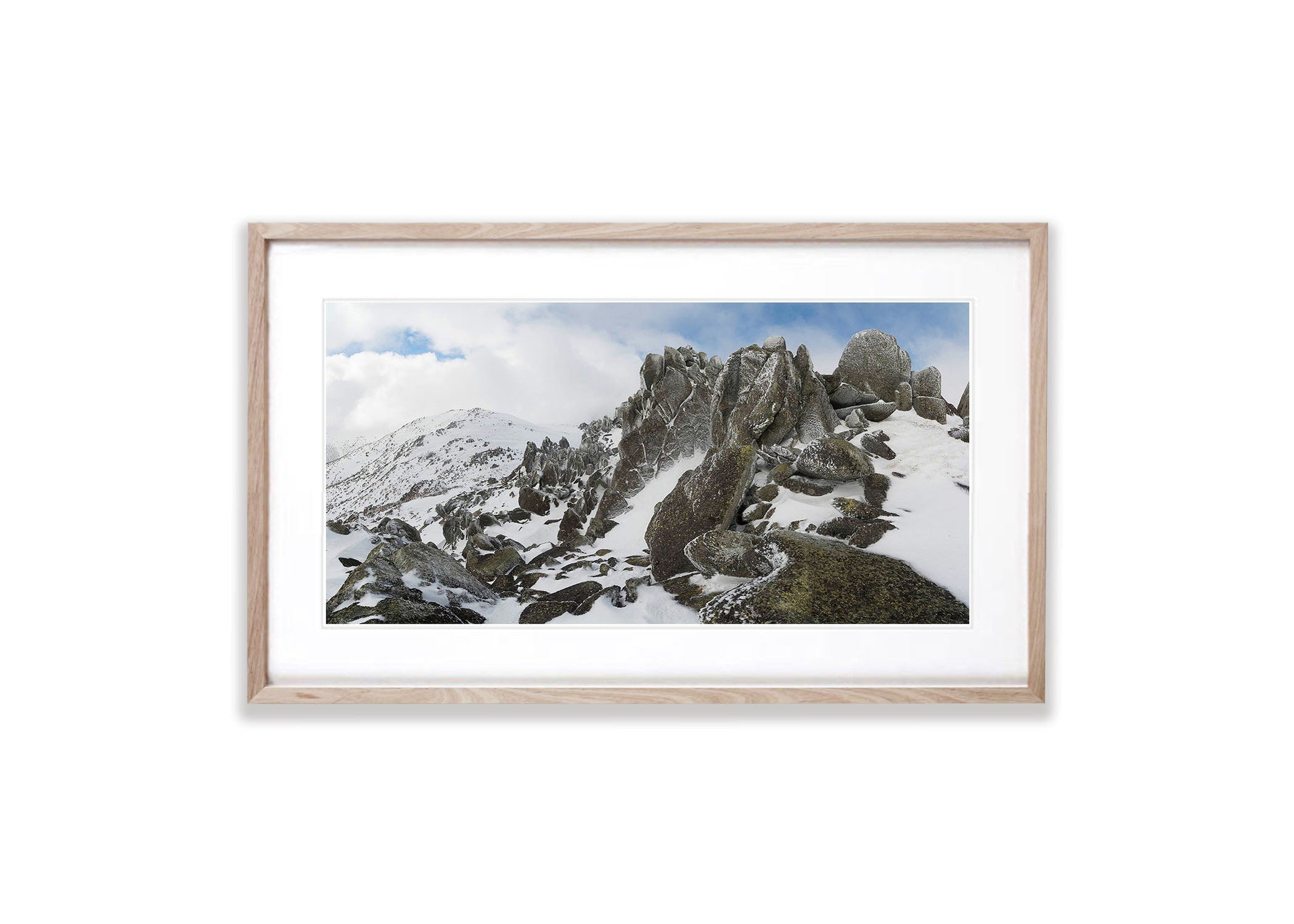 Ramshead Range in winter, Snowy Mountains, New South Wales