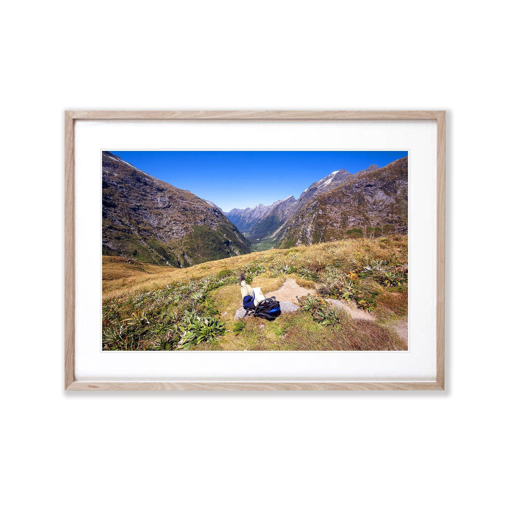 Relaxing at the Clinton Valley, Milford Track - New Zealand