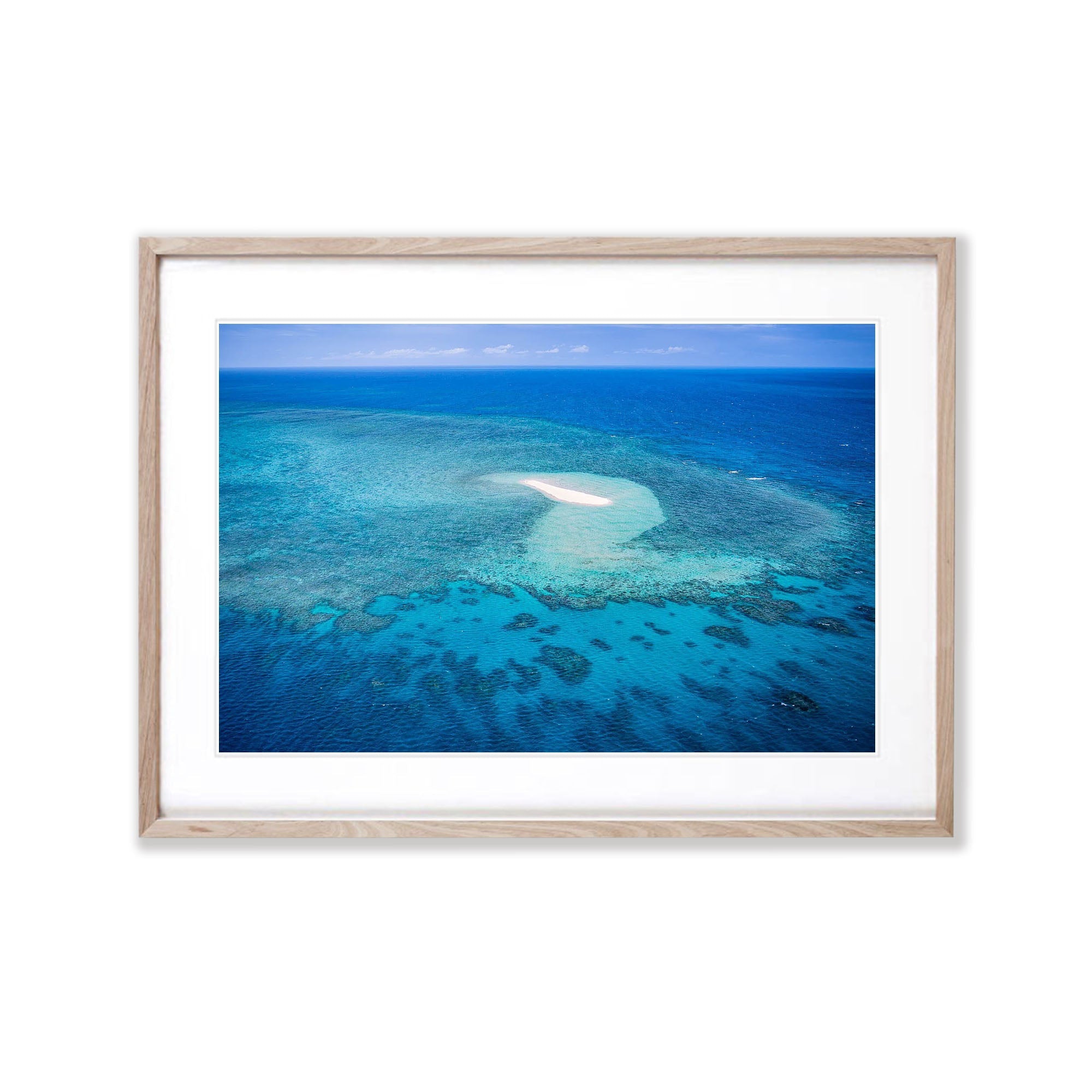 Remote Sandy Cay on the Great Barrier Reef, Far North Queensland
