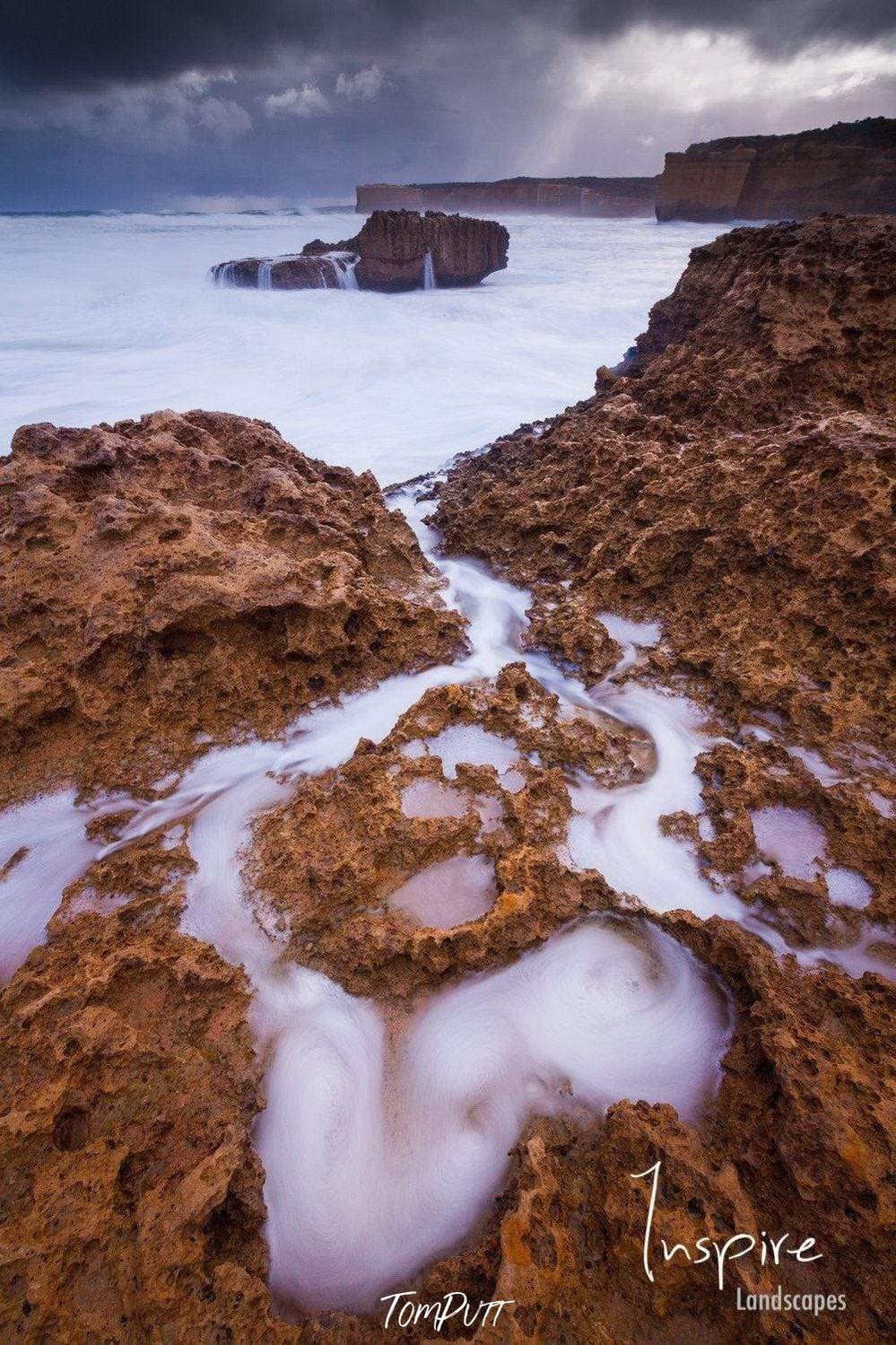 Rock Pool, Great Ocean Road-Tom-Putt-Landscape-Prints