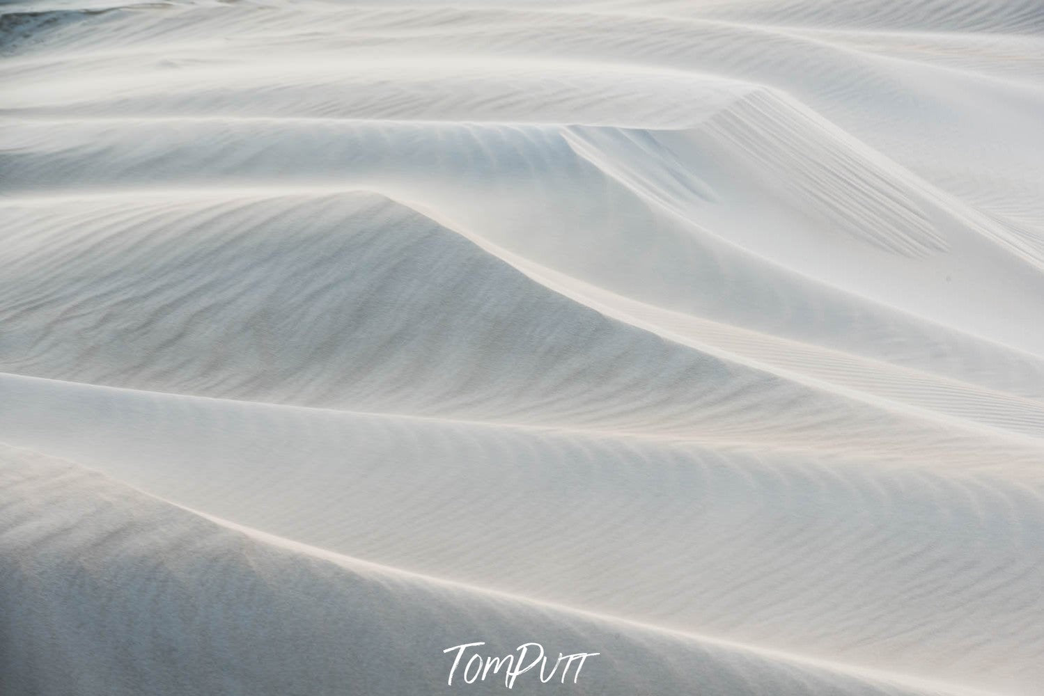 Big sand waves in a desert, Sand Blown, Eyre Peninsula