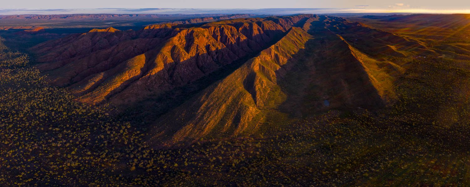 Giant mountains under daylight shadows, Saw Ranges - The Kimberley