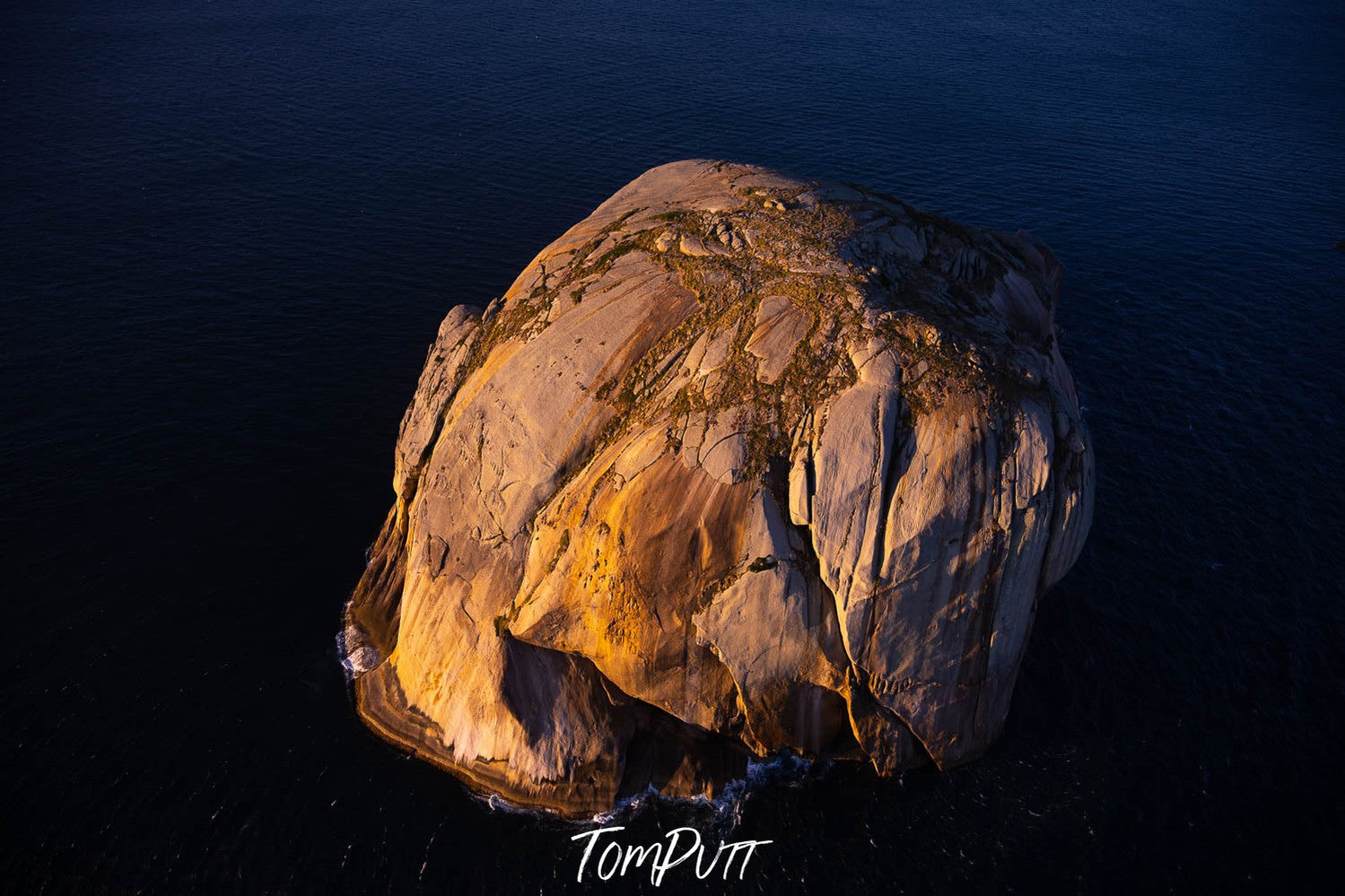 Scull Rock from above No.2, Wilson's Promontory