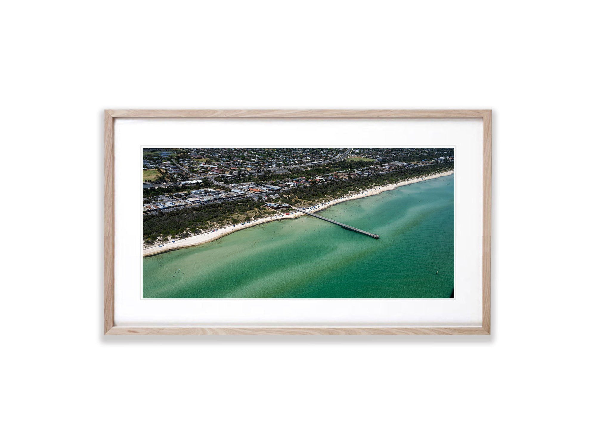 Seaford Pier from above