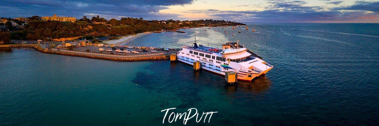 A big ship in the sea, Searoad Ferry Sorrento - Mornington Peninsula VIC