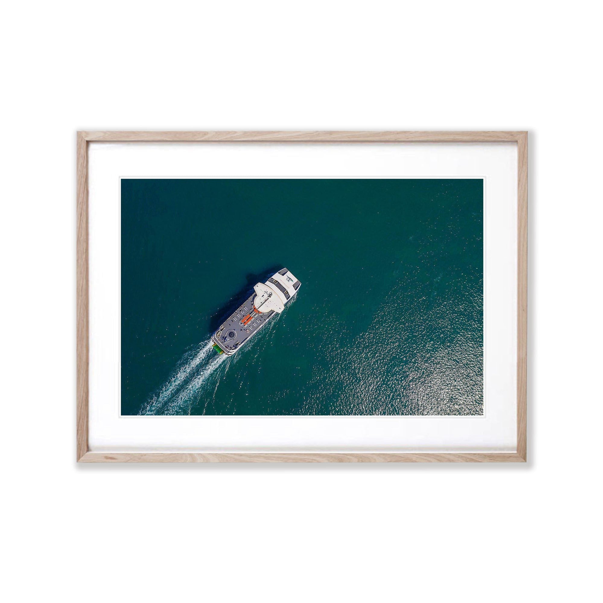 Searoad Ferry from above, Mornington Peninsula, VIC