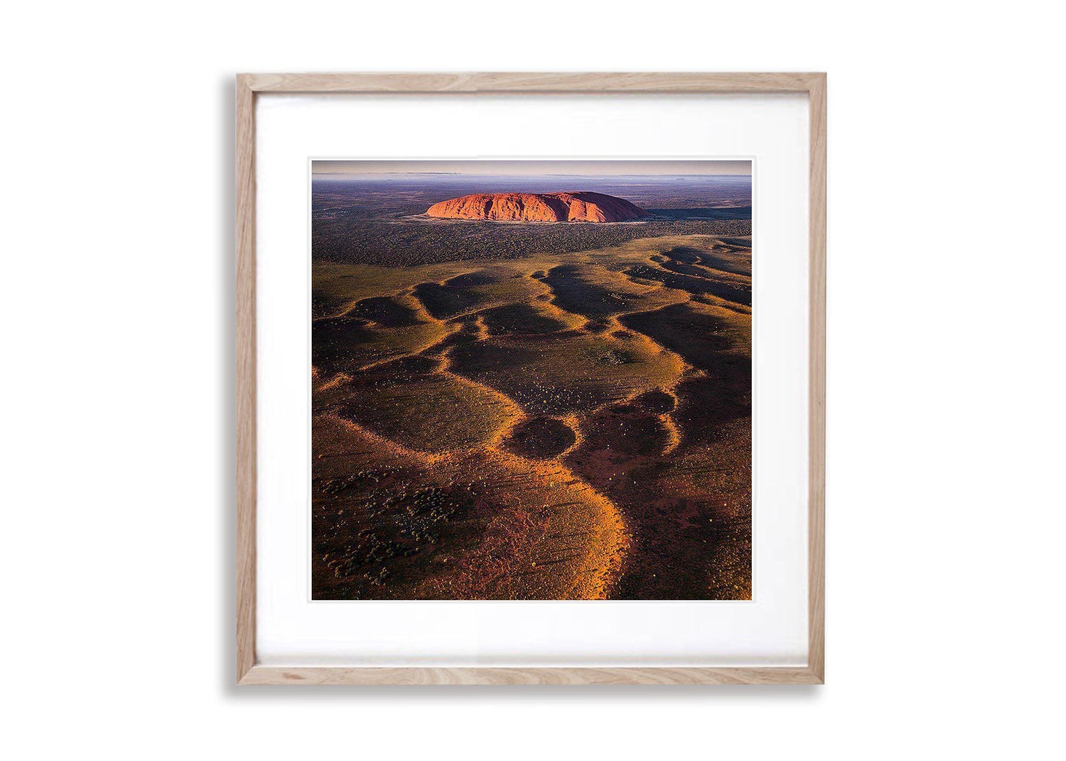 Seismic Ripples, Uluru from the air, Northern Territory