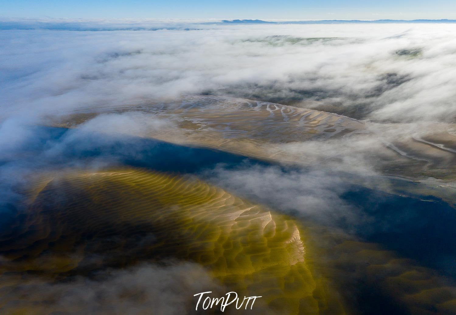 Large green land covered with lite clouds, Wilson's Promontory #31