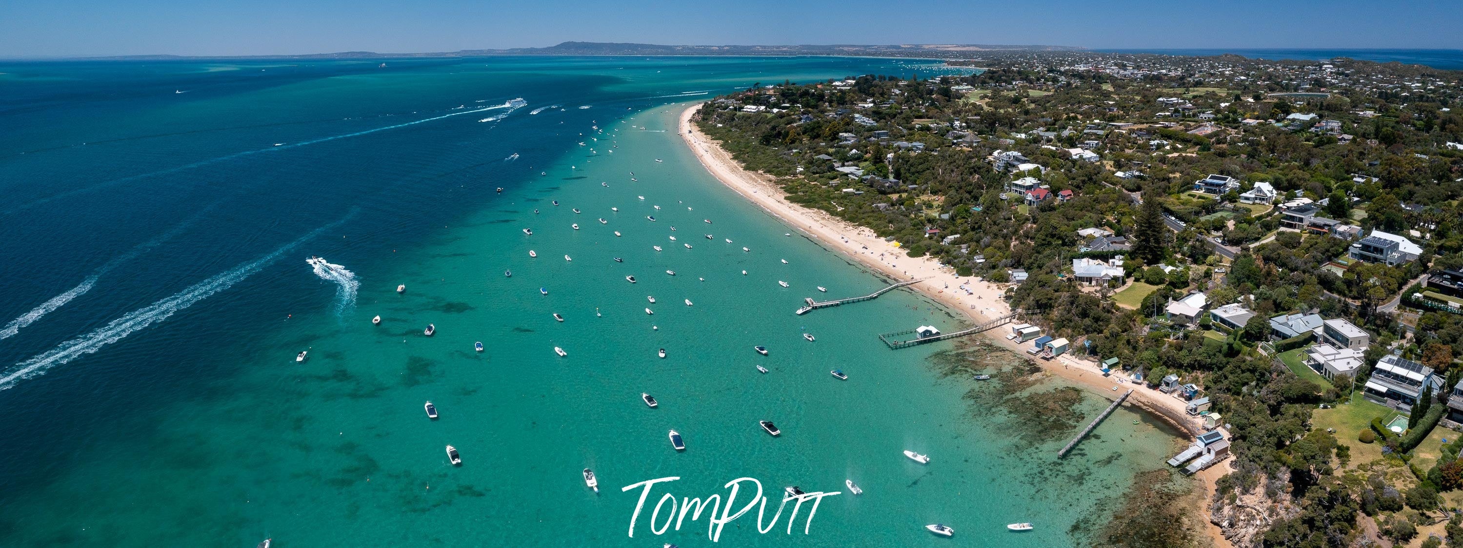 Shelley Beach, Portsea from above No.2