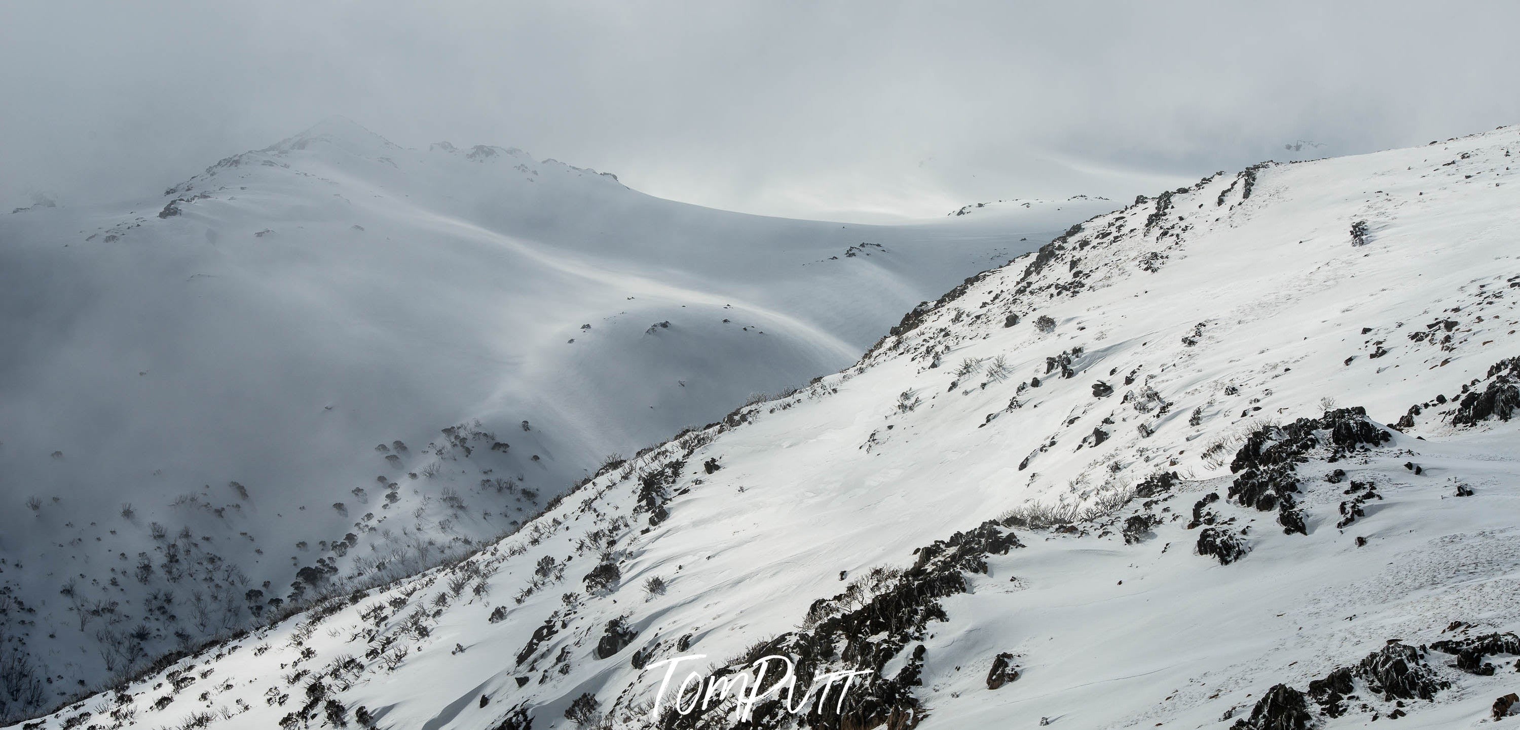 A hill area covered under snow, Snowy Mountains #3 - New South Wales