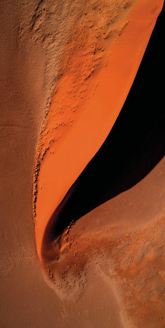 A natural pattern of huge sand waves in the desert, Sossuvlei Dune, Namibia - Limited Edition Print