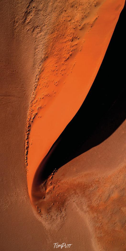 A natural pattern of huge sand waves in the desert, Sossuvlei Dune, Namibia - Limited Edition Print