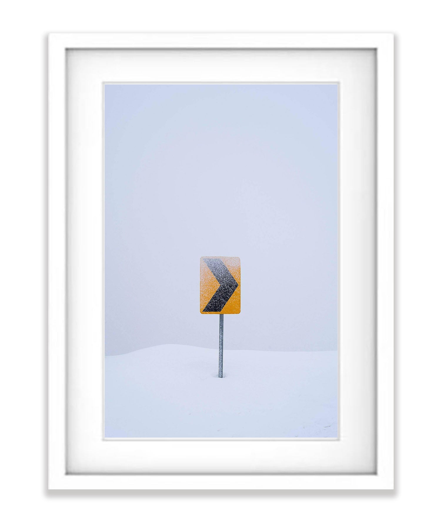 Stay Right (road sign), Mt Hotham, Victoria