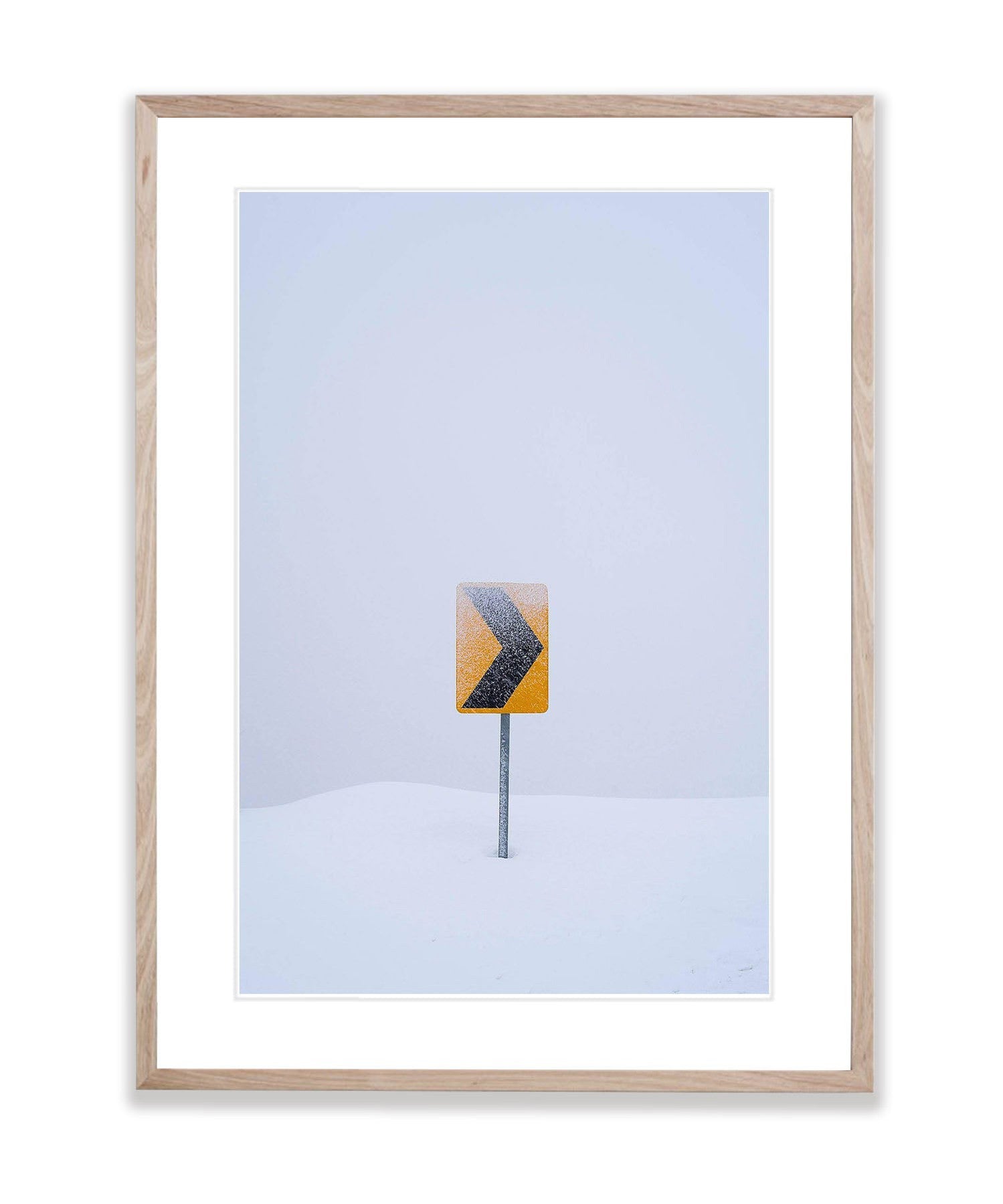 Stay Right (road sign), Mt Hotham, Victoria