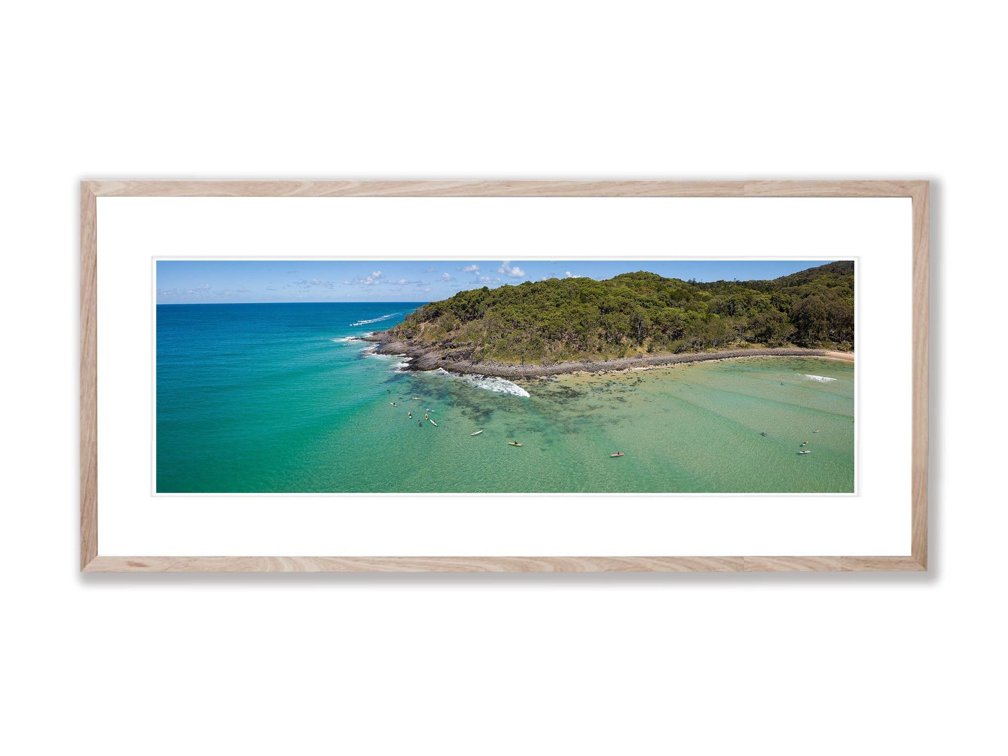 Surfers, Noosa National Park from above, Queensland