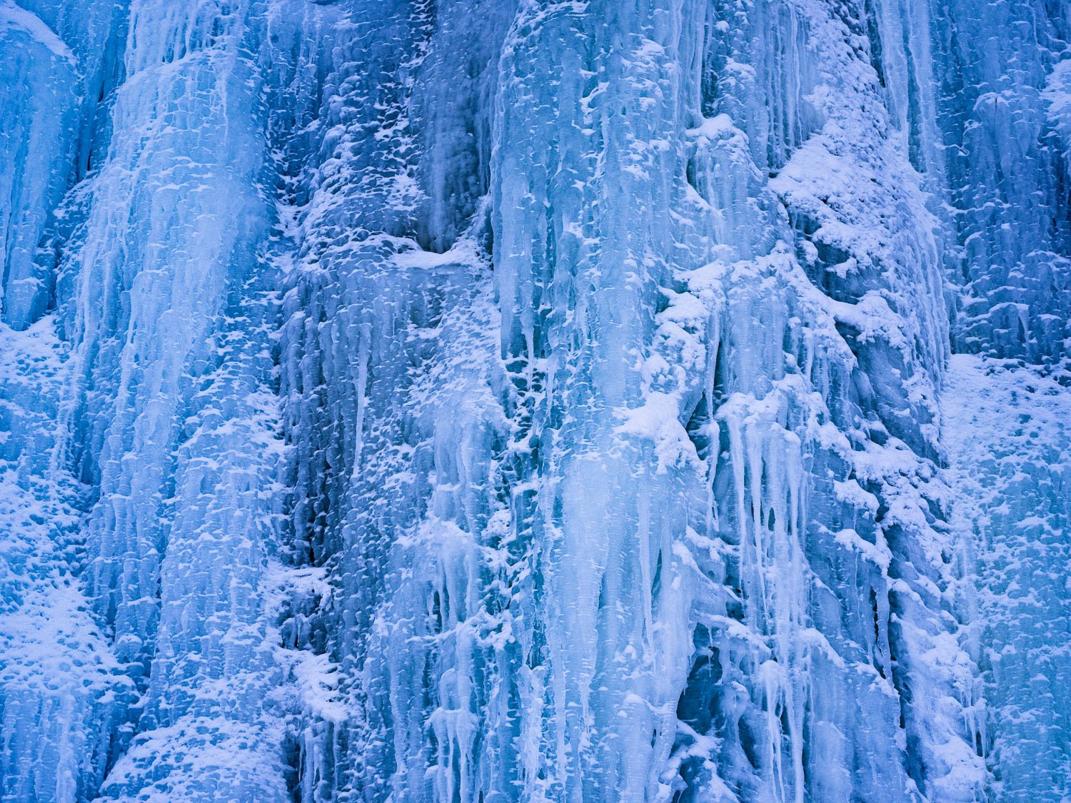 Crystalline solid mountain wall texture of ice-blue color, Sweden #15