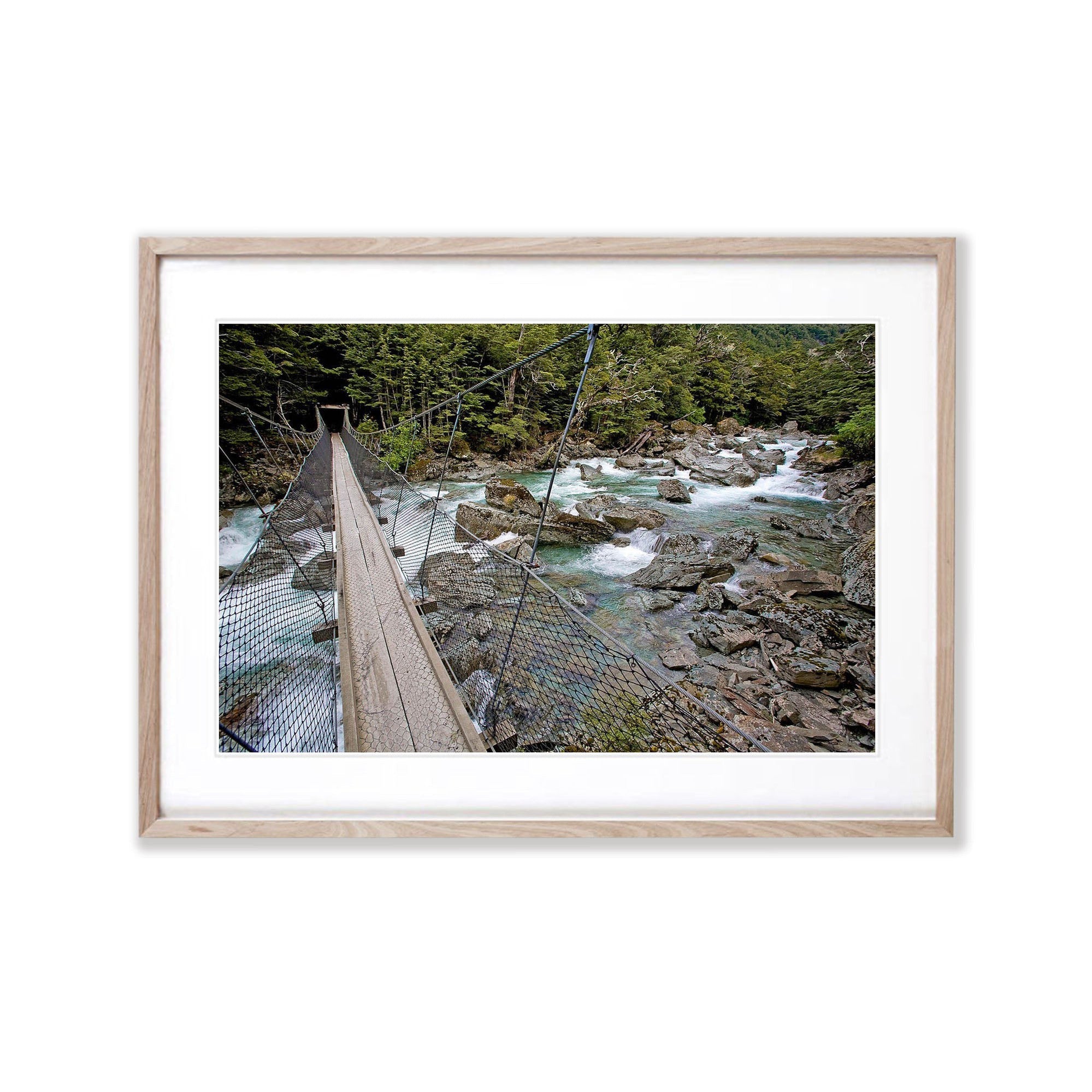 Swing Bridge over the Route Burn, Routeburn Track - New Zealand