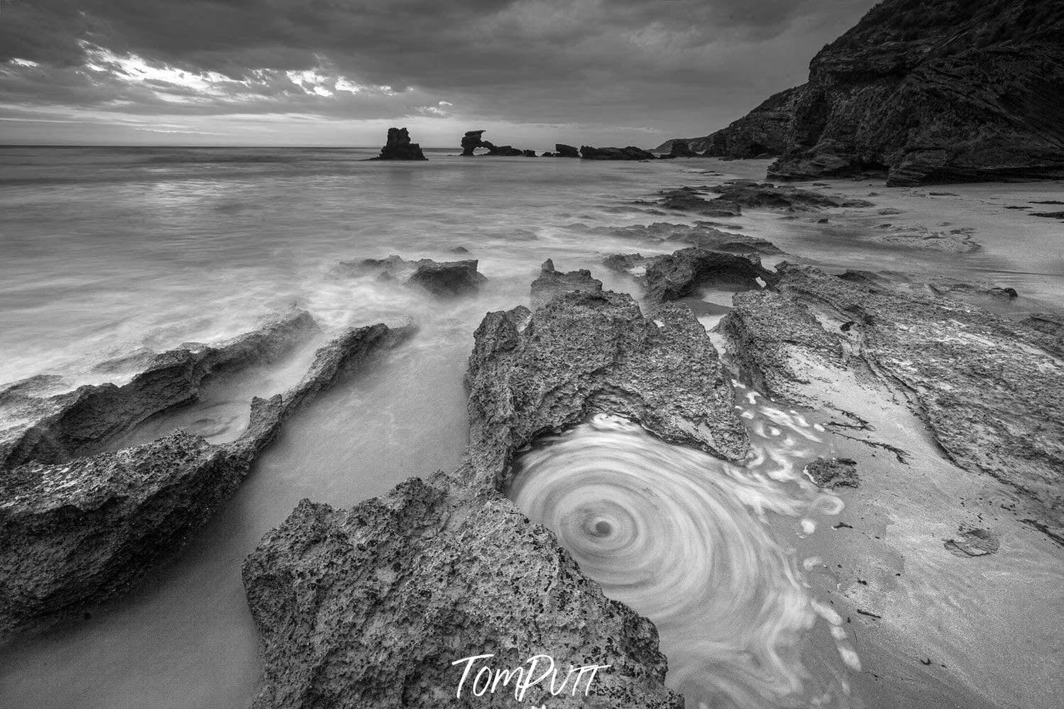 A lake with weird shapes of stones, Swirling Water, Portsea - Mornington Peninsula VIC