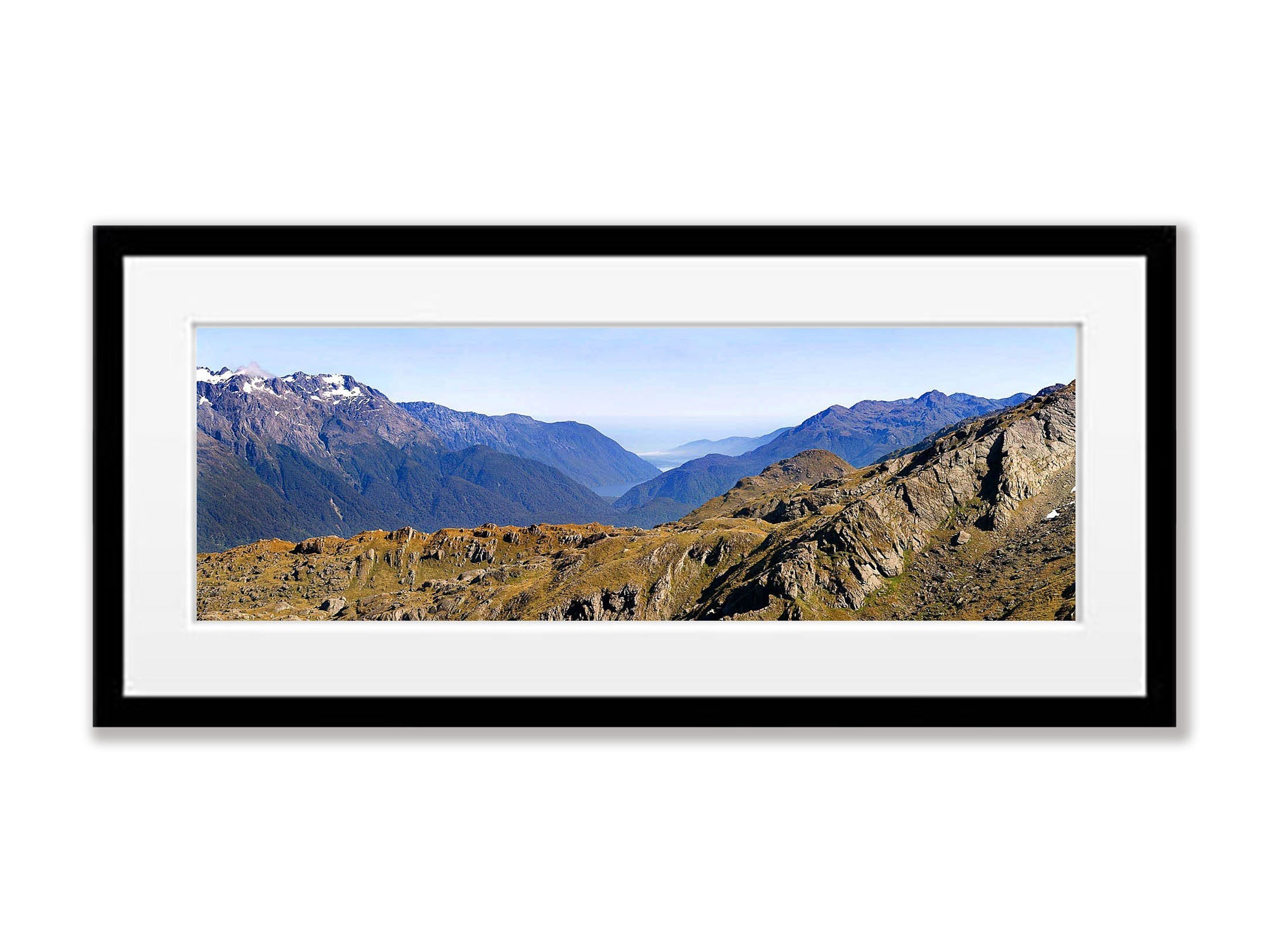 The Hollyford Valley looking toward Martins Bay, Routeburn Track - New Zealand