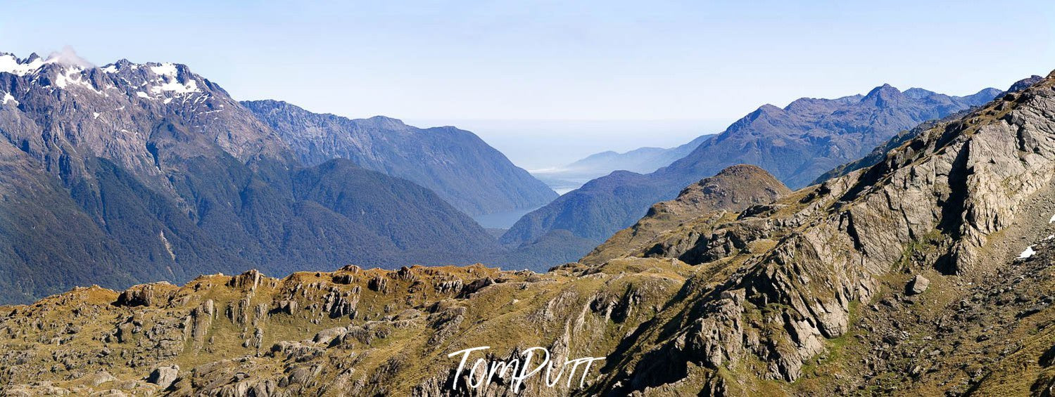 The Hollyford Valley looking toward Martins Bay, Routeburn Track - New Zealand