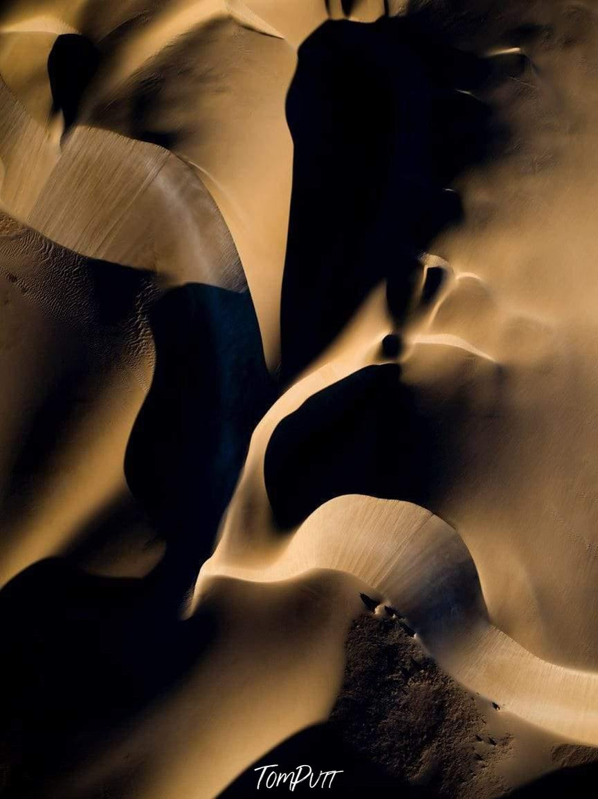 Giant sand waves in a desert, Velvet Sunset