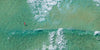 Aerial of a green sea, Waiting - Mornington Peninsula VIC