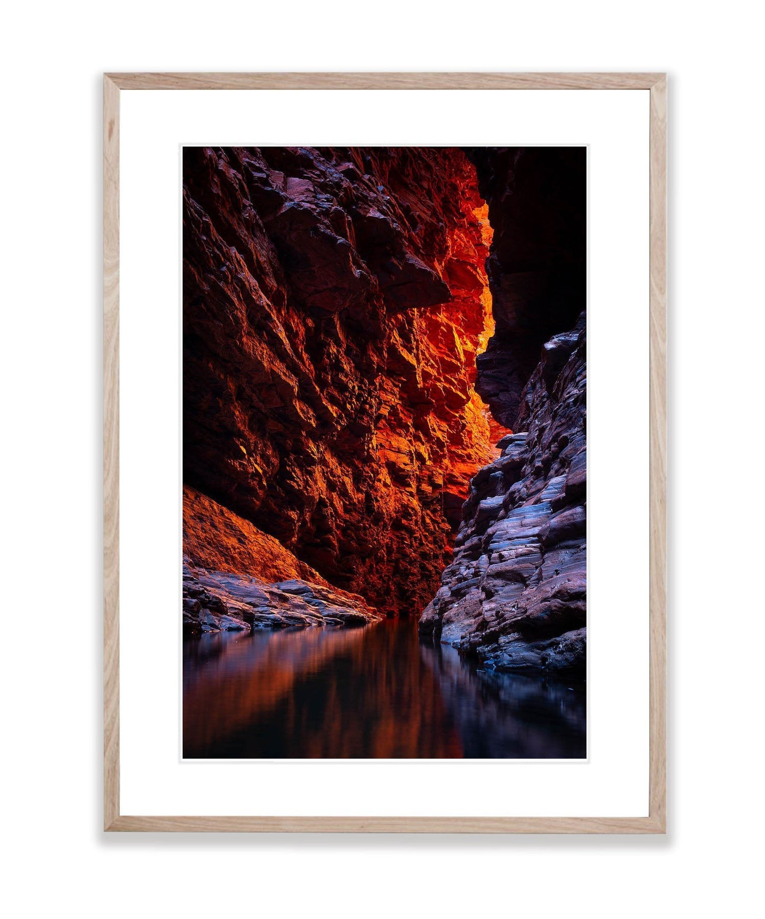 Weano Gorge Fire Light, Karijini, The Pilbara